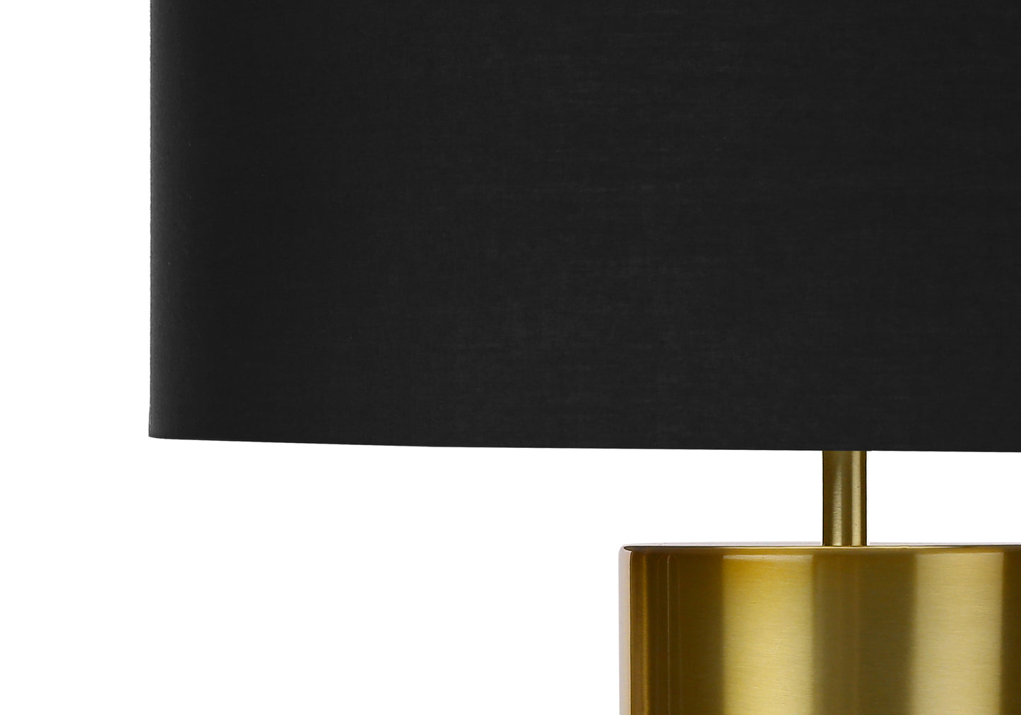 Lighting, 25"h, Table Lamp, Black Concrete, Black Shade, Contemporary