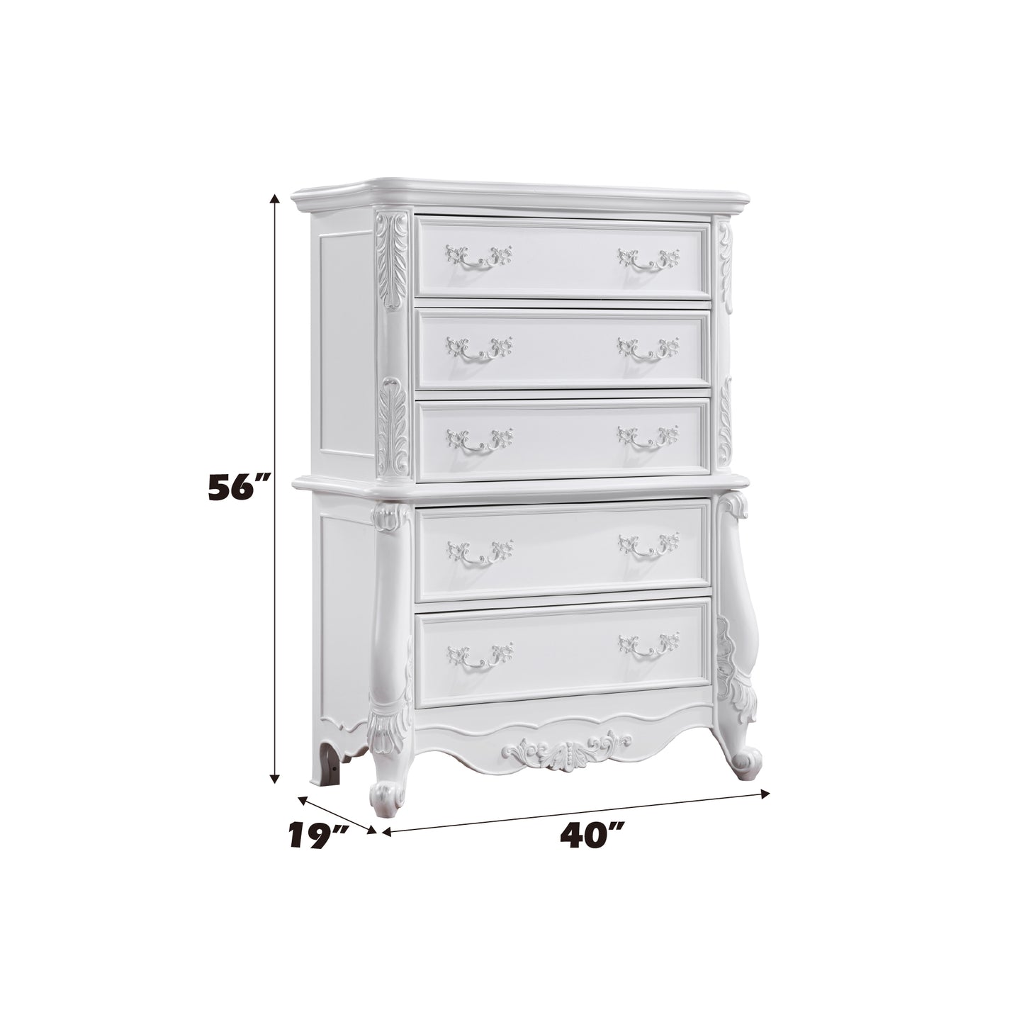 Latisha White Finish Chest