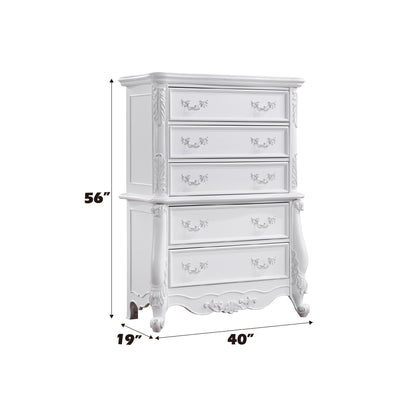 Latisha White Finish Chest