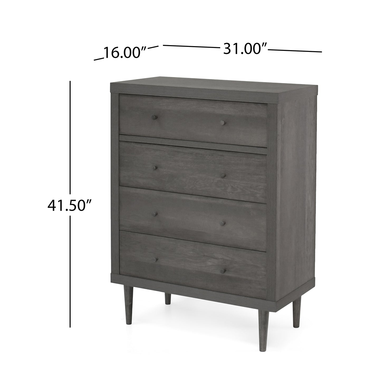 NORDIC 4-DRAWER CHEST