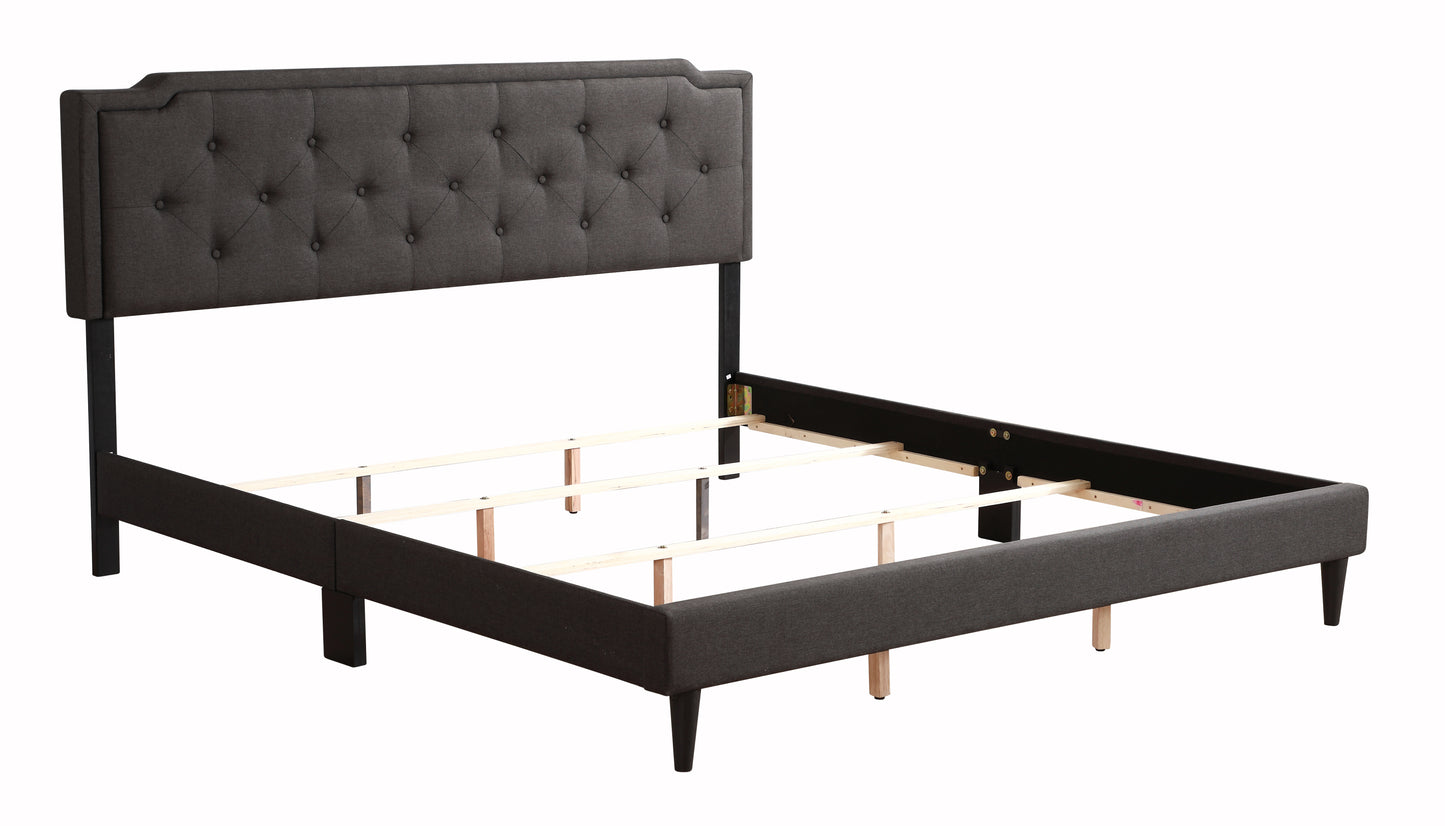 Stylish Black Full Bed With Versatile Design