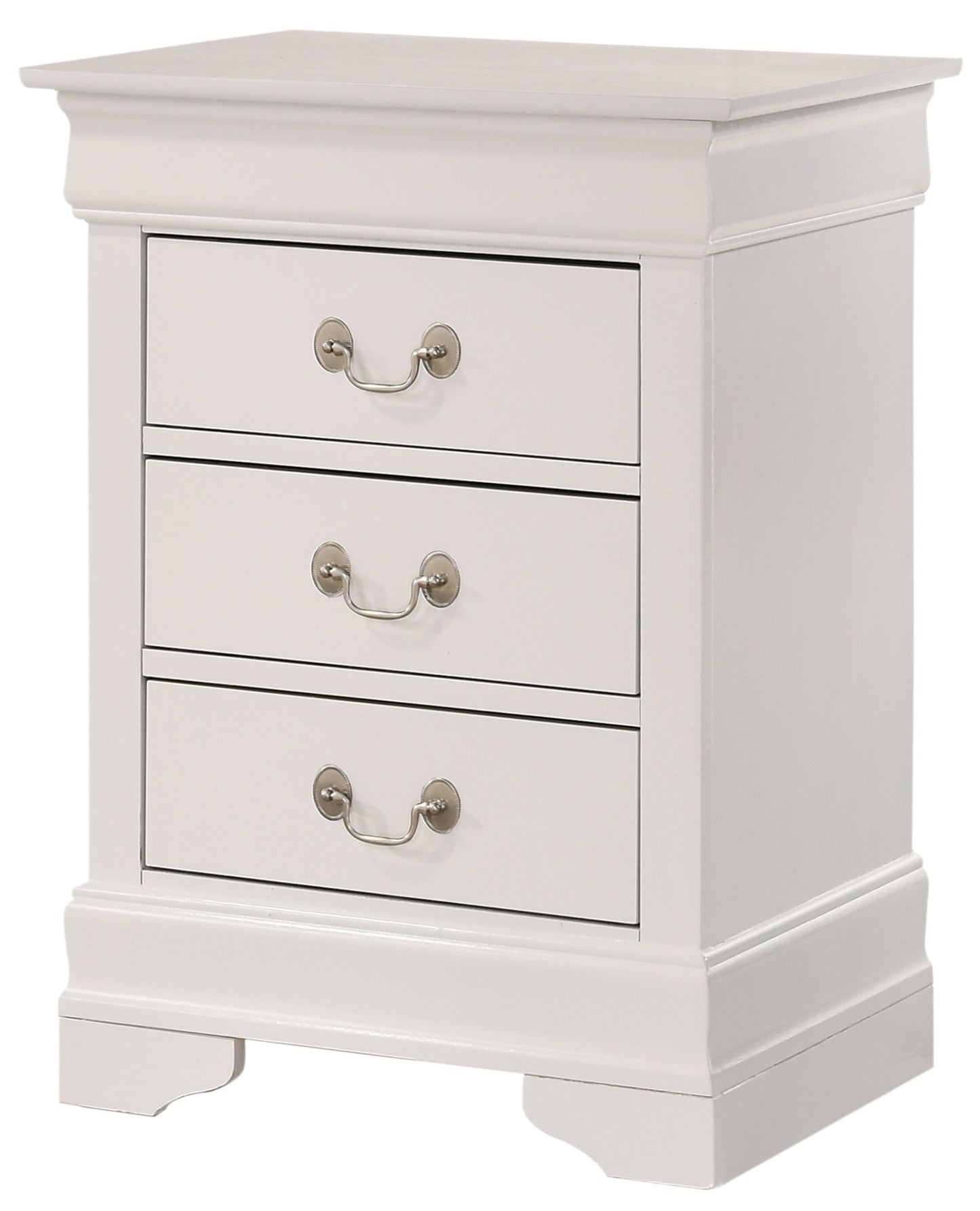 Charming White Traditional Nightstand