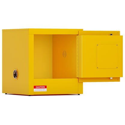 Flammable Safety Cabinet, Galvanized Steel, Laboratory Cabinets Explosion-Proof Cabinets Anti-Corrosion Chemical Reagents Instruments Protection Supplies Cabinet