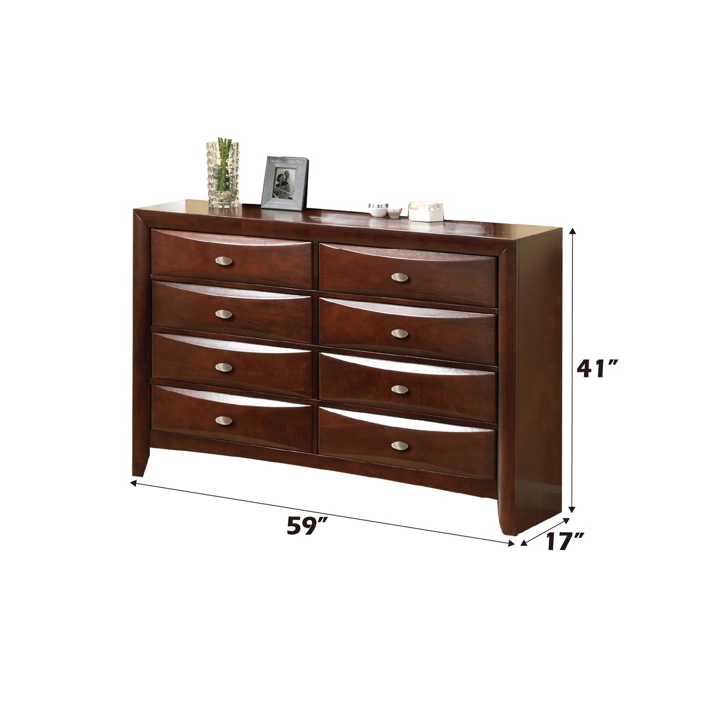 Ireland Espresso Finish Dresser