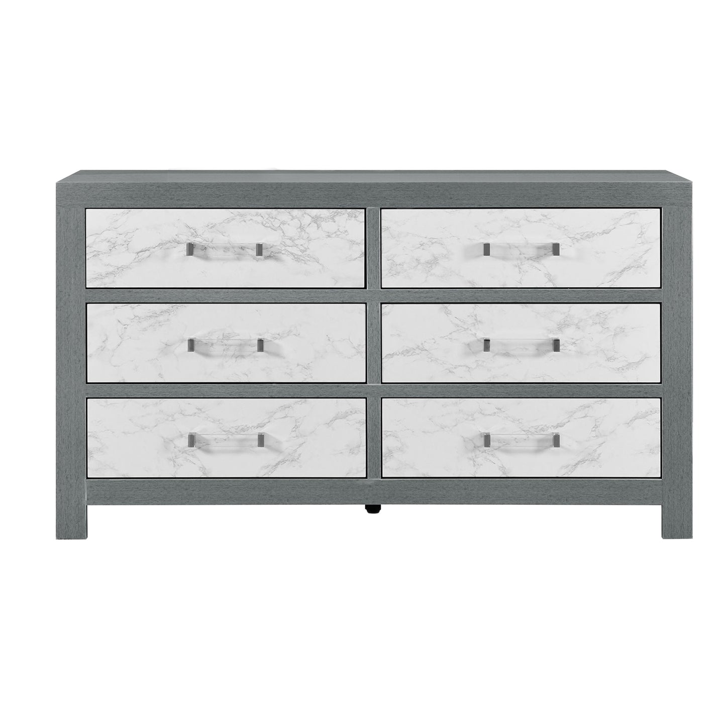 RUSH GREY 5PC FULL BEDROOM SET