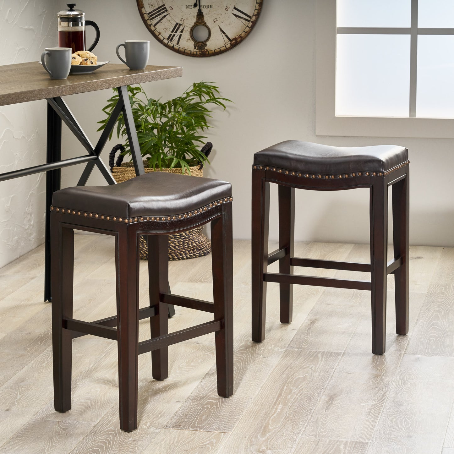 TIFFIN STUDDED COUNTERSTOOL(set of 2)