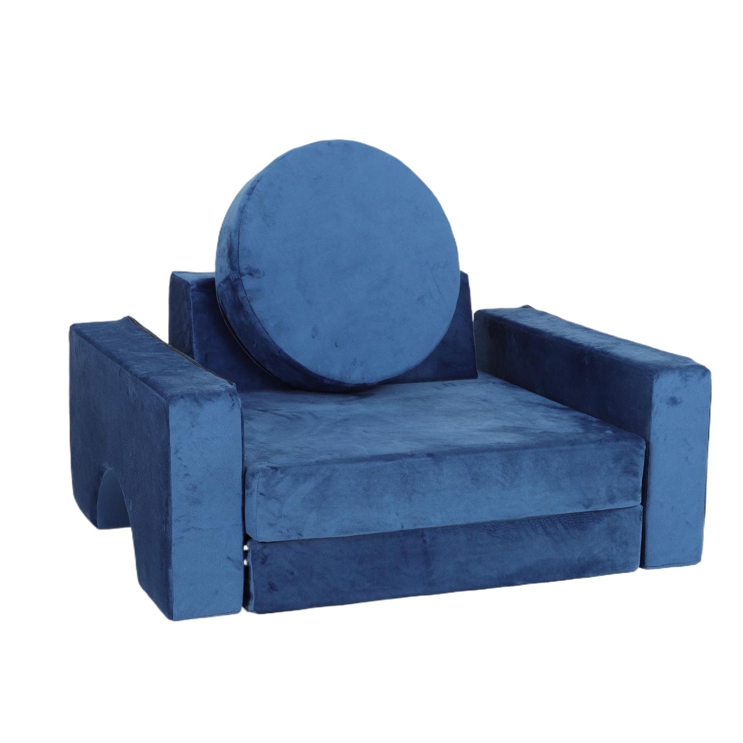 14pcs Kids Sofa Modular Play Couch,Child Sectional Sofa to Boost Creativity,Boys and Girls DIY Creativing Playroom Couch Furniture for Toddlers Conertible Foam and Floor Cushion-Blue