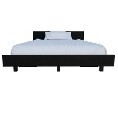 Kaia Twin Bed Base with Headboard Black