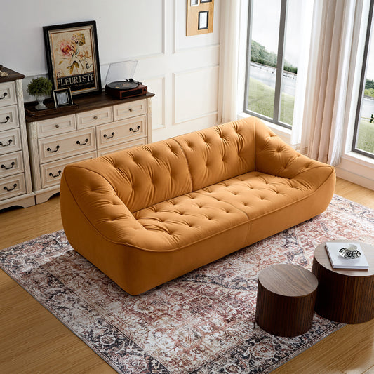 WKS10O Orangeset sofa, durable fabric, solid wood frame