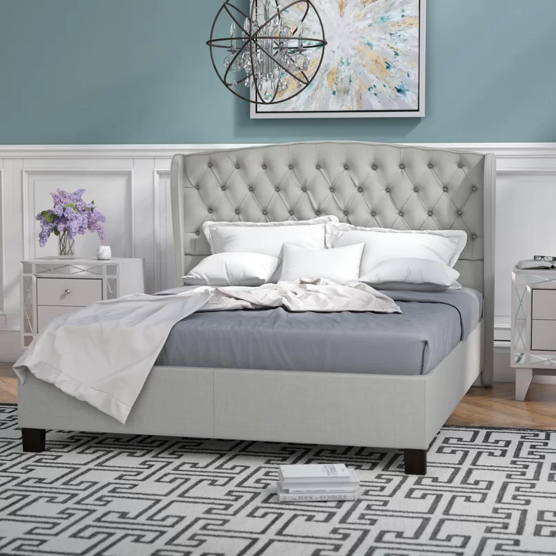 UPHOLSTERED QUEEN WHOLE BED