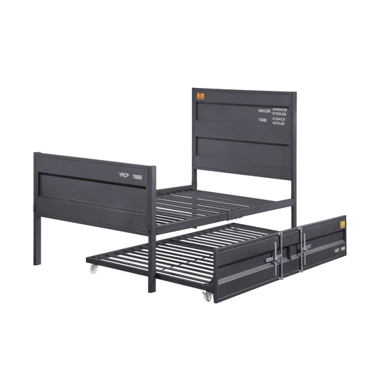 Gunmetal Full Platform Bed