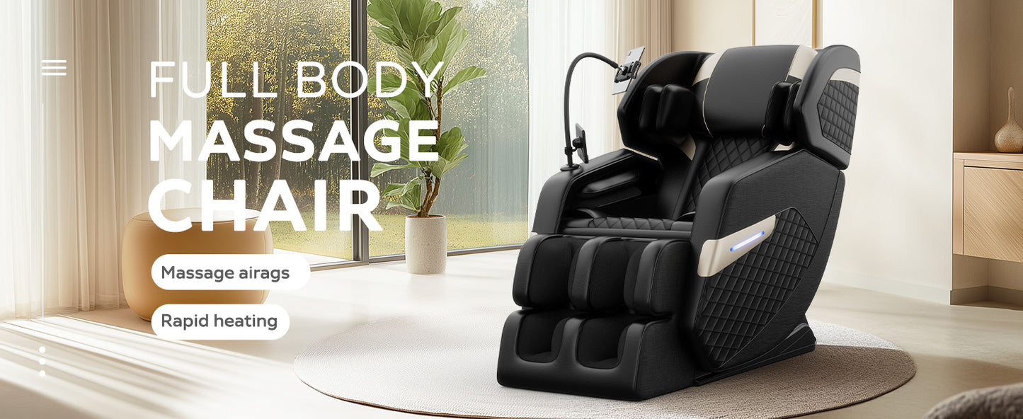 Massage Chair Recliner with Zero Gravity with Full Body Air Pressure