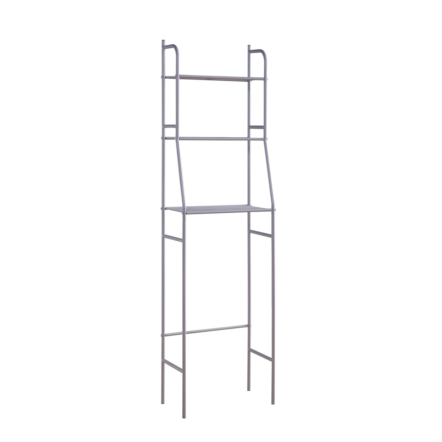 Three Tier Over the Toilet Storage Shelf - Silver