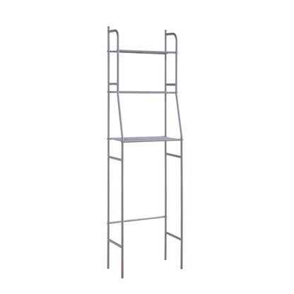 Three Tier Over the Toilet Storage Shelf - Silver