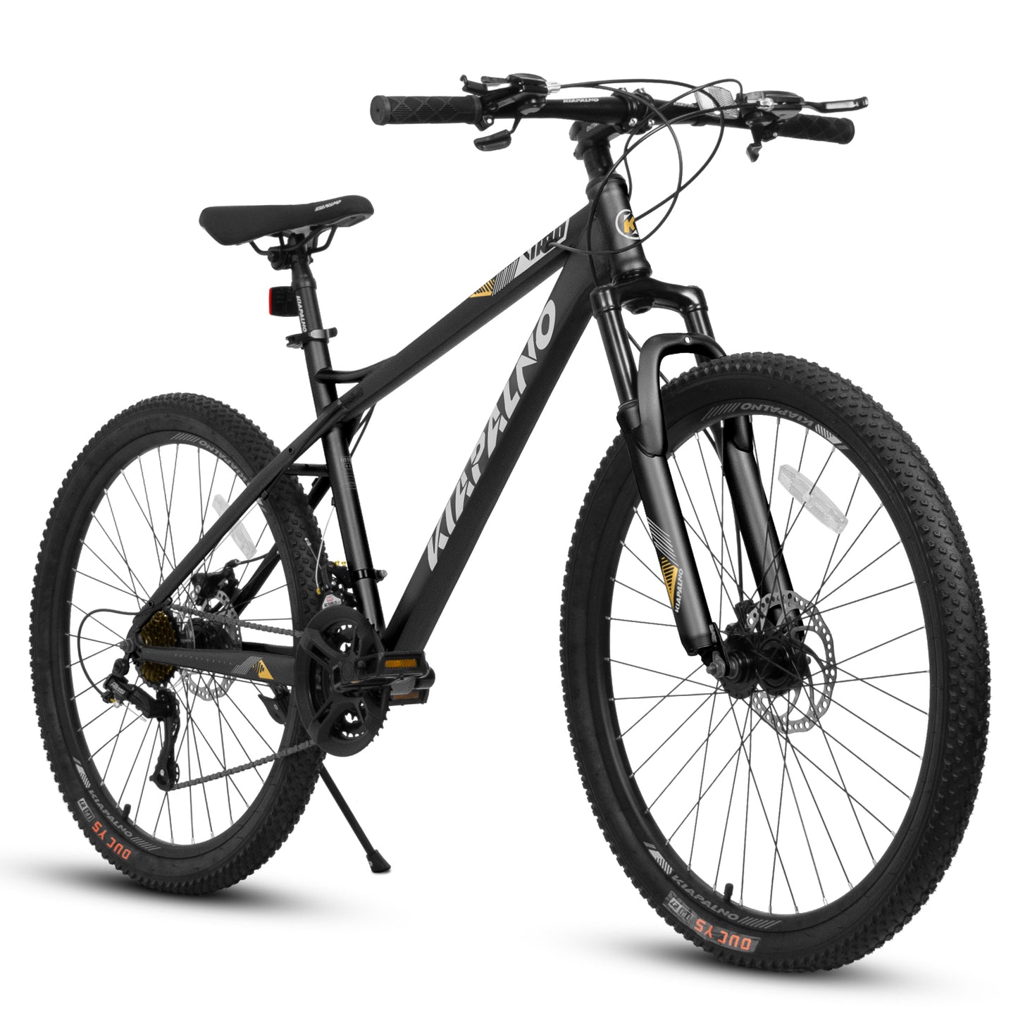 A26251    26-Inch Mountain Bike for Adults and Teenagers, High Carbon Steel Frame, Front and Rear Mechanical Disc Brakes, 21-Speed Gear System, 26x2.125 Tires