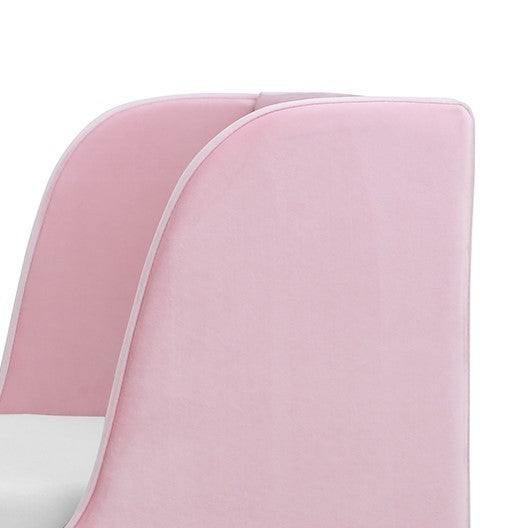 Bodhi Upholstered Toddler Bed in Pink