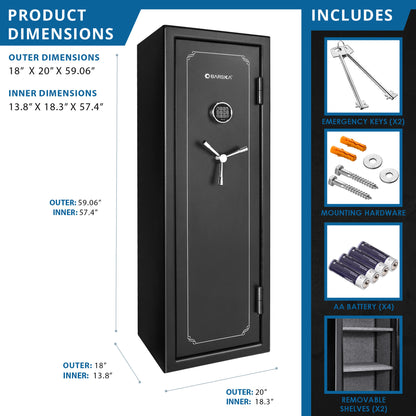 8.47 CUBIC FT TALL FIREPROOF SAFE VAULT