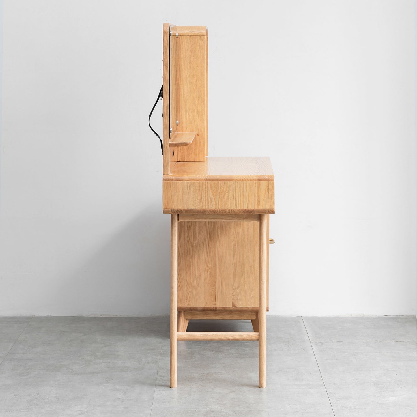 Dresser Table dresser 100% solid oak table table desk top table dresser compact dresser accessories storage width 90cm storage drawer natural wood natural