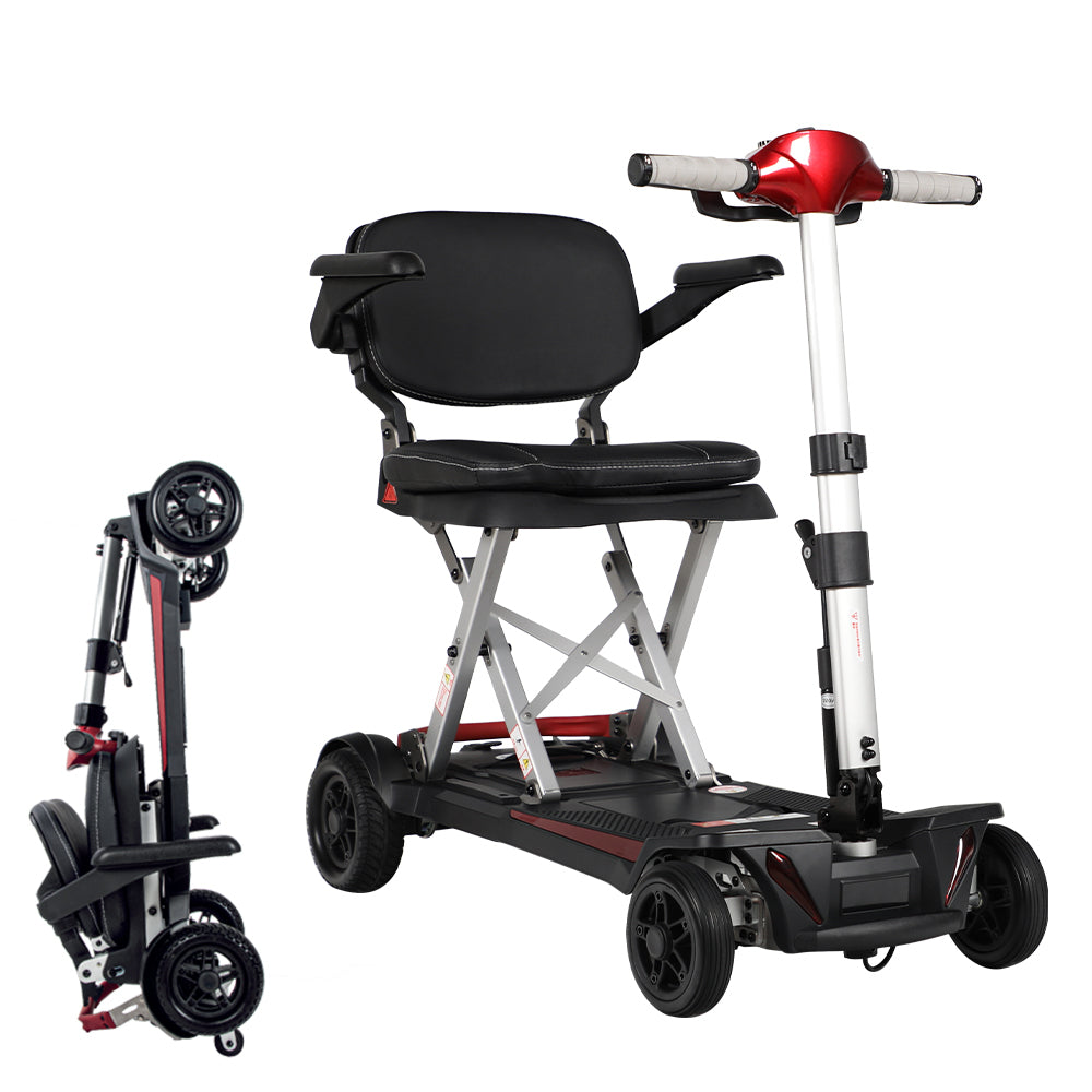 Manaul Folding Scooter M2085 Red For Senior's Easy Travel With Competitive Price