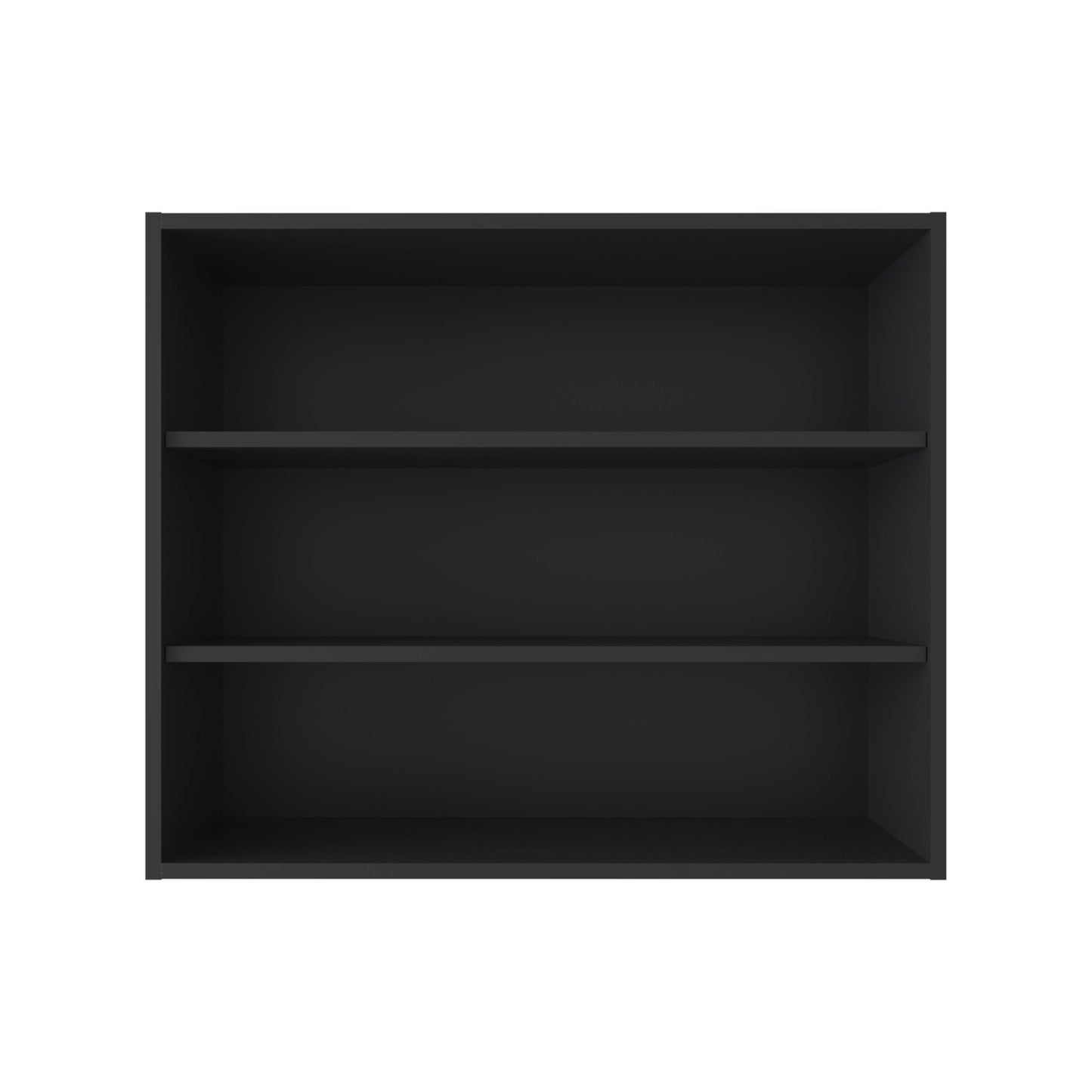 Wall Shelf 30" H, 3 Shelves, Black