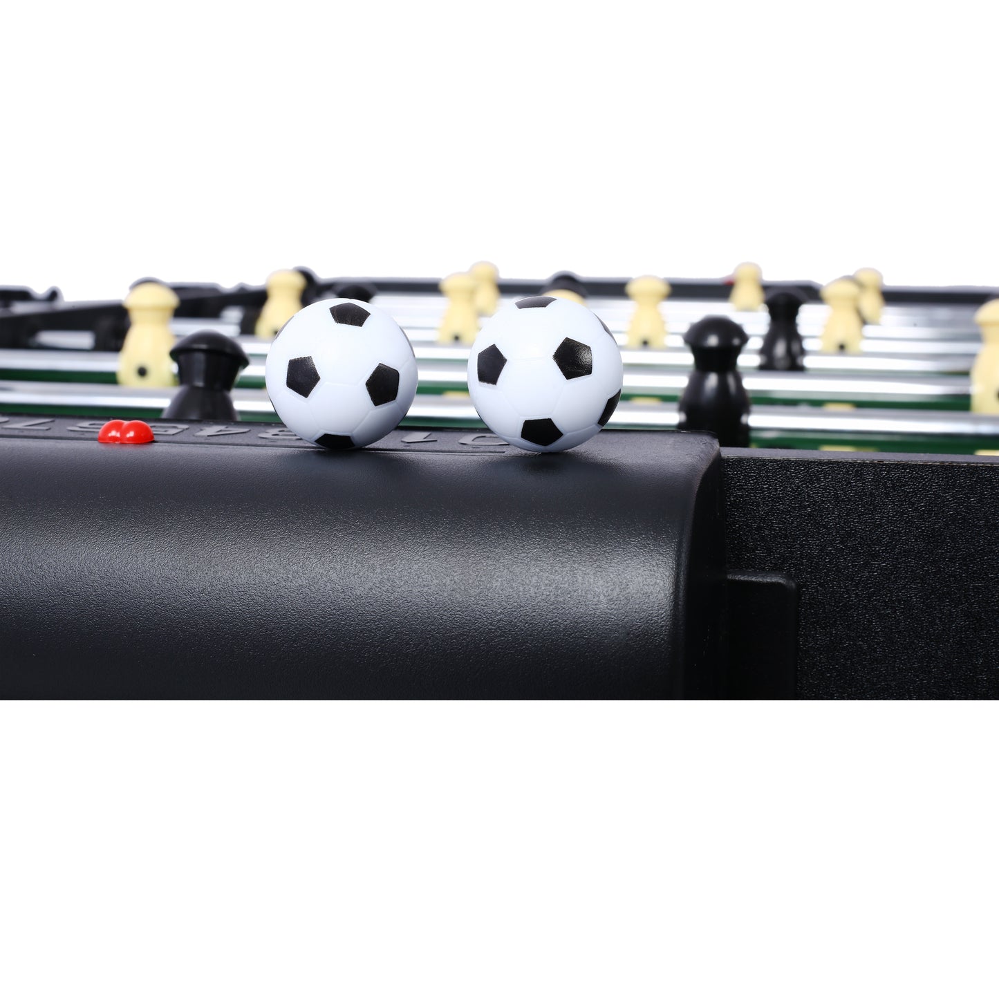 5-in-1 Multi-Game Table - Billiards, Push Hockey, Foosball, Ping Pong, and Basketball black/blue