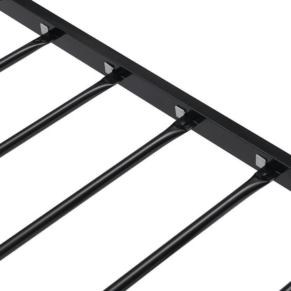 Twin Size metal bed Sturdy System Metal Bed Frame ,Modern style and comfort to any bedroom ,black