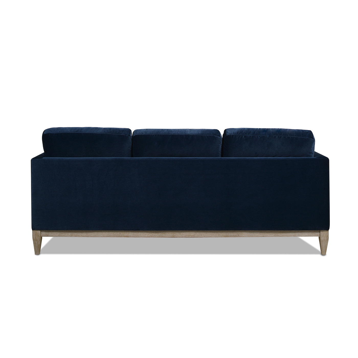 Knox 84" Modern Farmhouse Sofa, Dark Navy Blue Performance Velvet