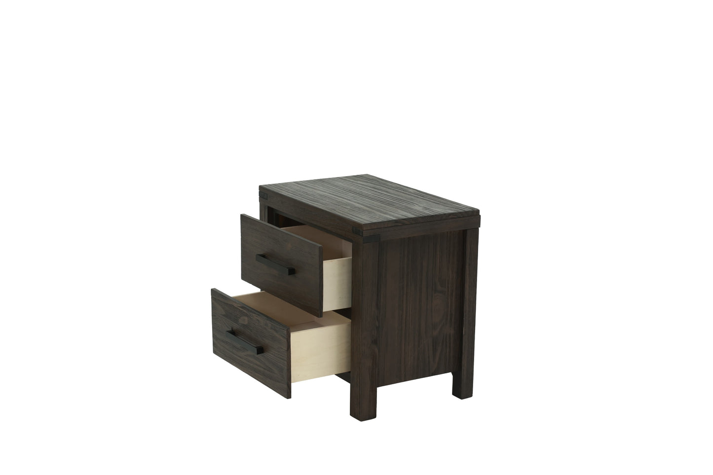 Bedroom Furniture Simple Nightstand Drawers Bed Side Table Solidwood