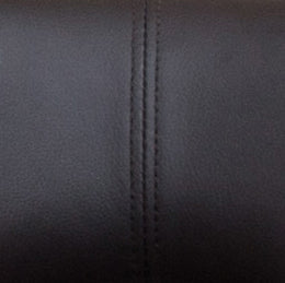 Masaccio Upholstery Airlift Adjustable Swivel Barstool with Chrome Base, Set of 2, Dark Brown