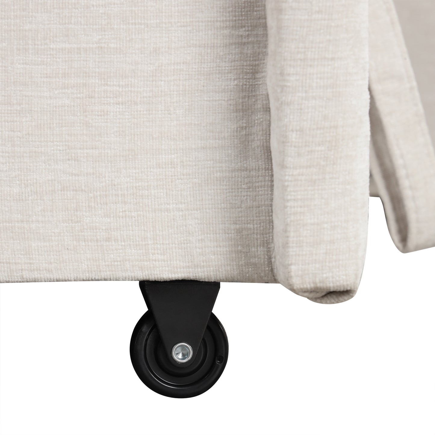 U_STYLE  L-shaped Padded Modular Sofa with Storage Space, USB Ports, and Cup Holders on the Armrests, Suitable for Living Rooms, Offices, and Apartments.