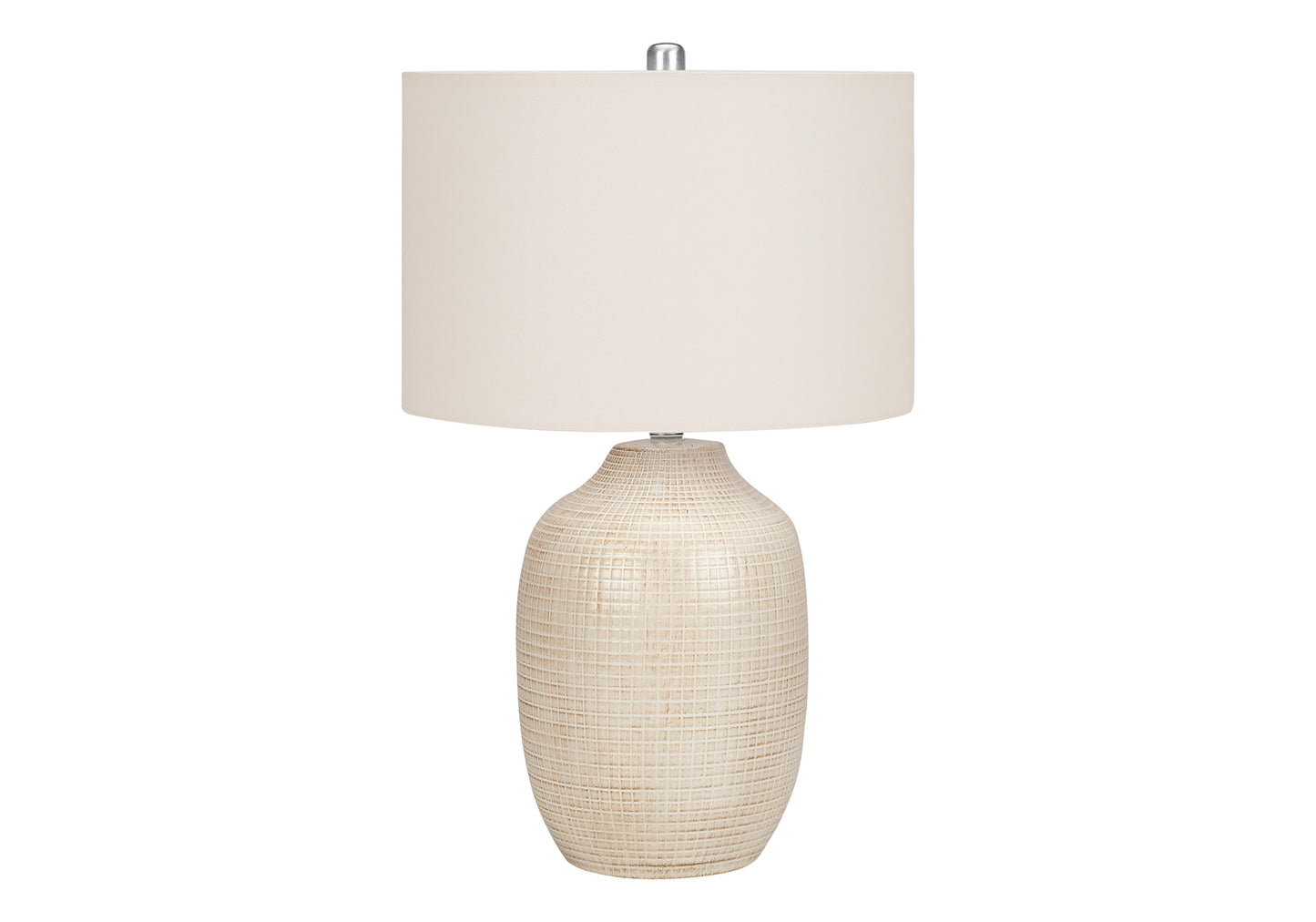 Lighting, 26"h, Table Lamp, Cream Ceramic, Ivory / Cream Shade, Contemporary