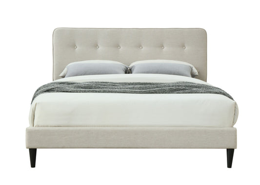 King Sized Upholstered Bed in a Box w/ USB