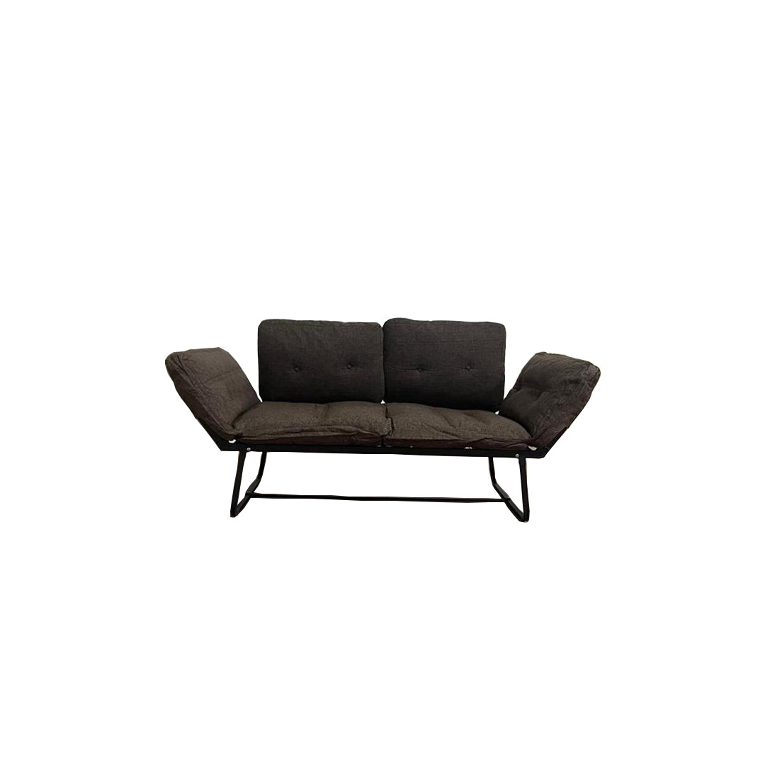 Violette Metal Frame Futon Love Seat