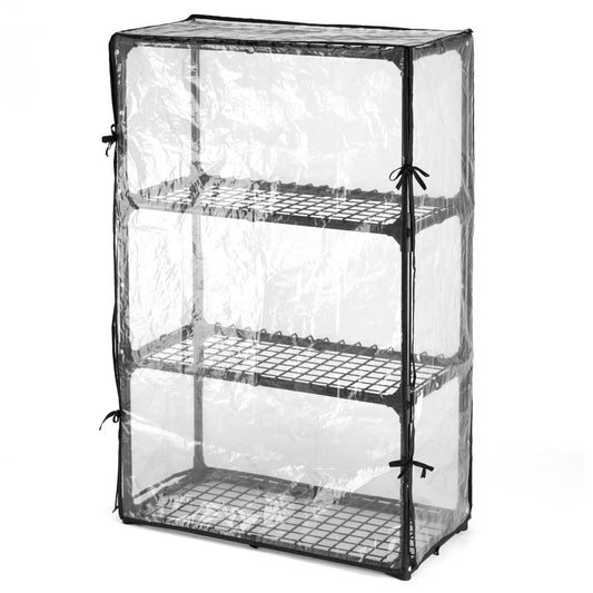 4-SHELF WIRE RACK(1PACK) WITH COVER