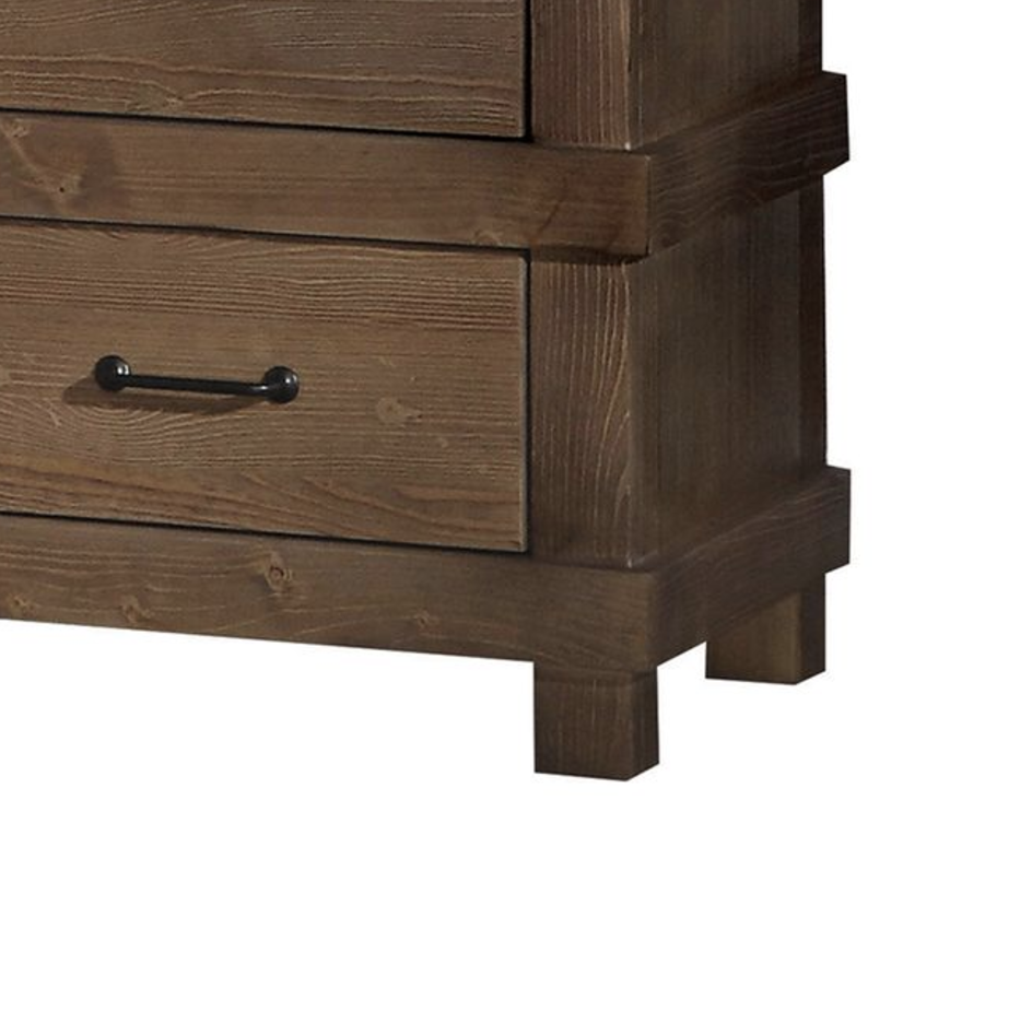 Adams  Antique Oak Finish Nightstand