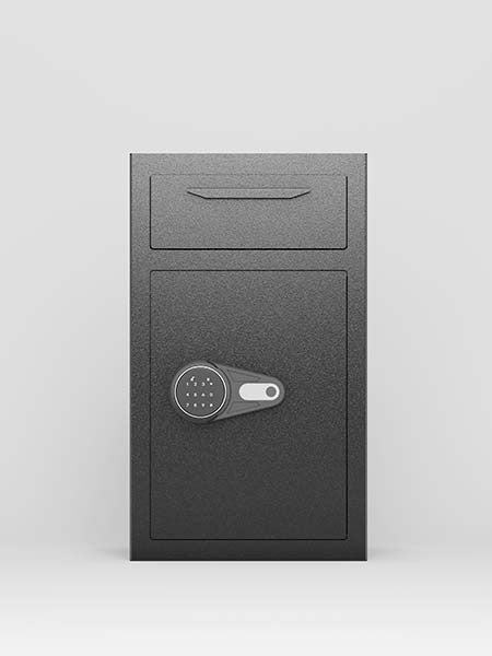 Depository Drop Safe, Front Drop Slot Lock Box with Digital Combination and Anti-Fishing, Silent Deposit Safe Box, Security Money Safe for Cash Slips Expense Business Office Home