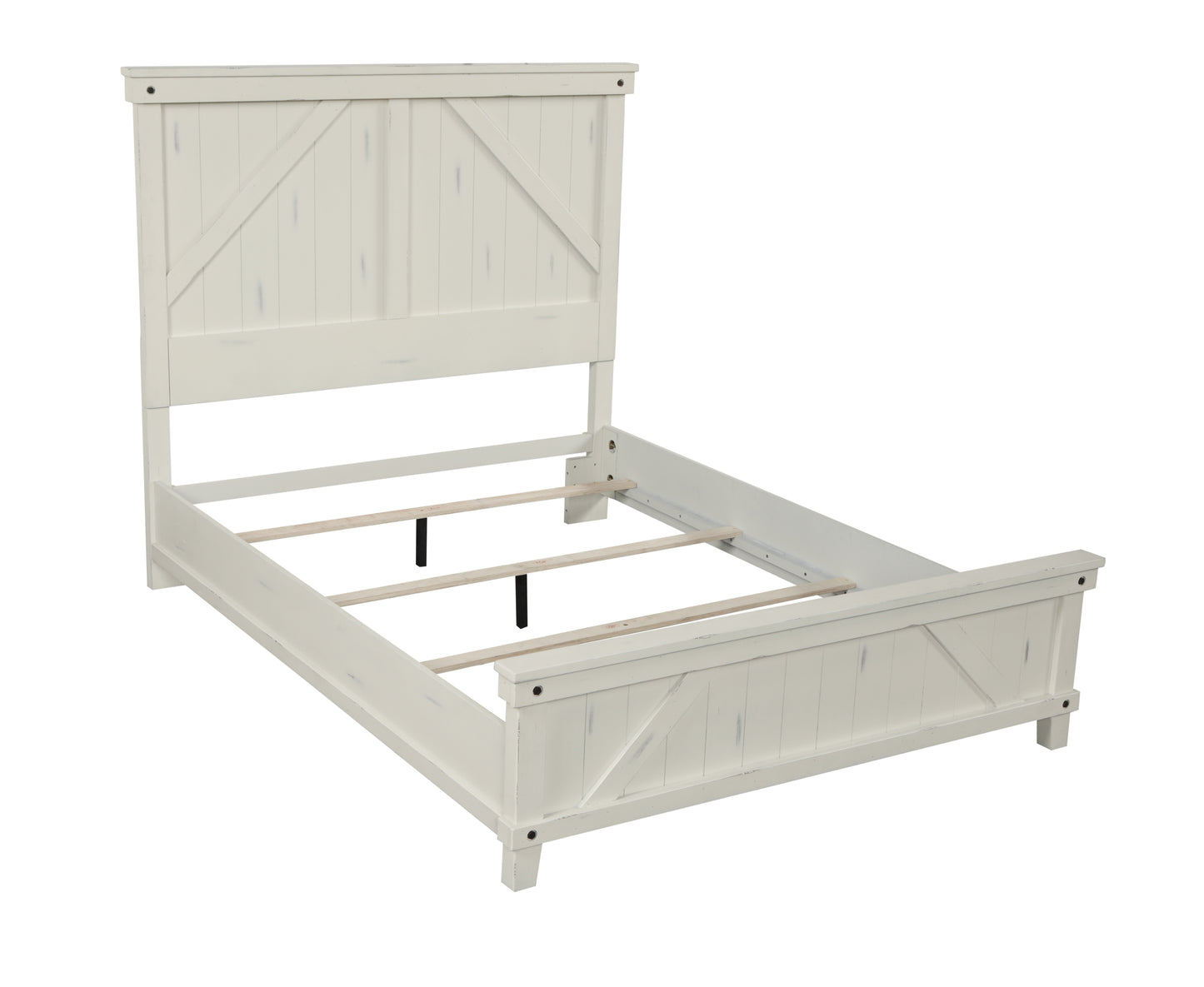 King Industrial Farmhouse Bed