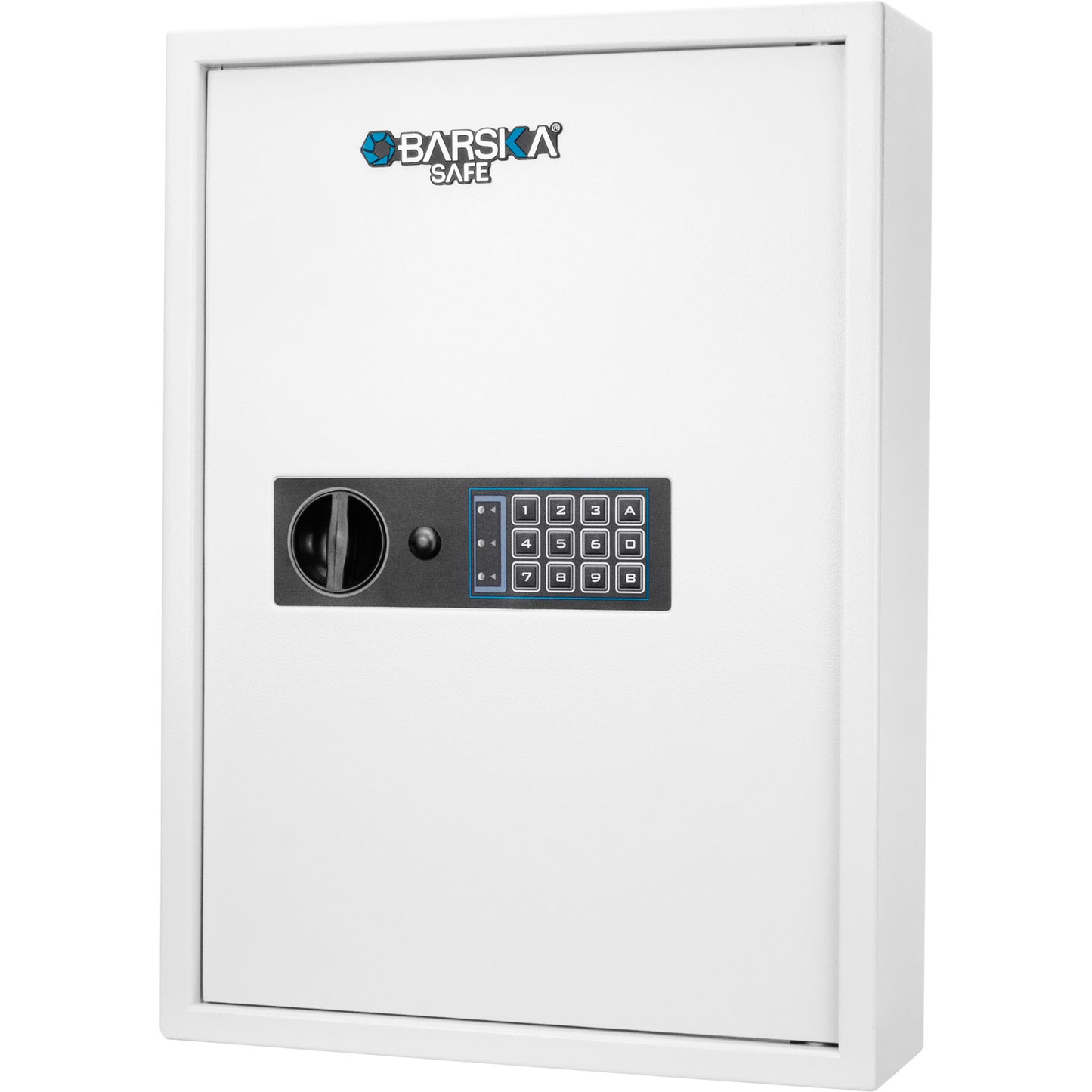 100 Keys Key Cabinet Digital Keypad Wall Safe White