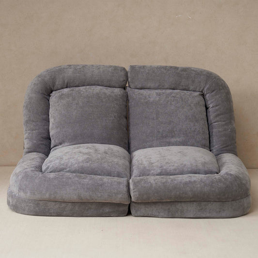 Convertible Fold-Out Double Sofa Bed,Gray