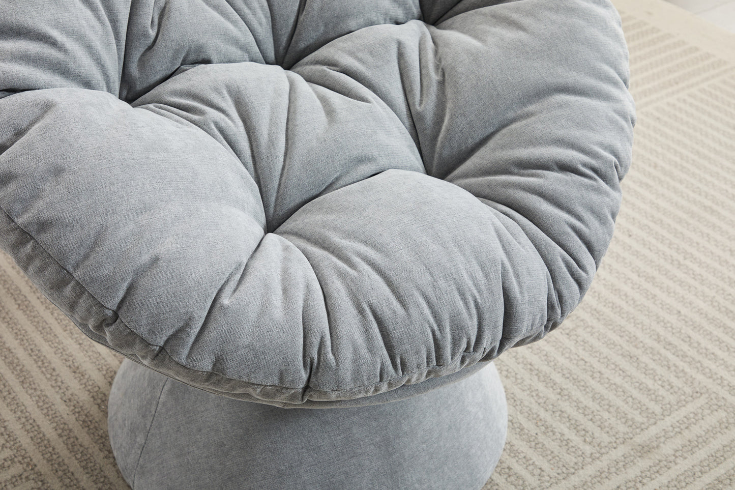 Oversized Swivel Accent Chair, 360 Swivel Barrel Chair, Papasan Chair for Living Room Bedroom