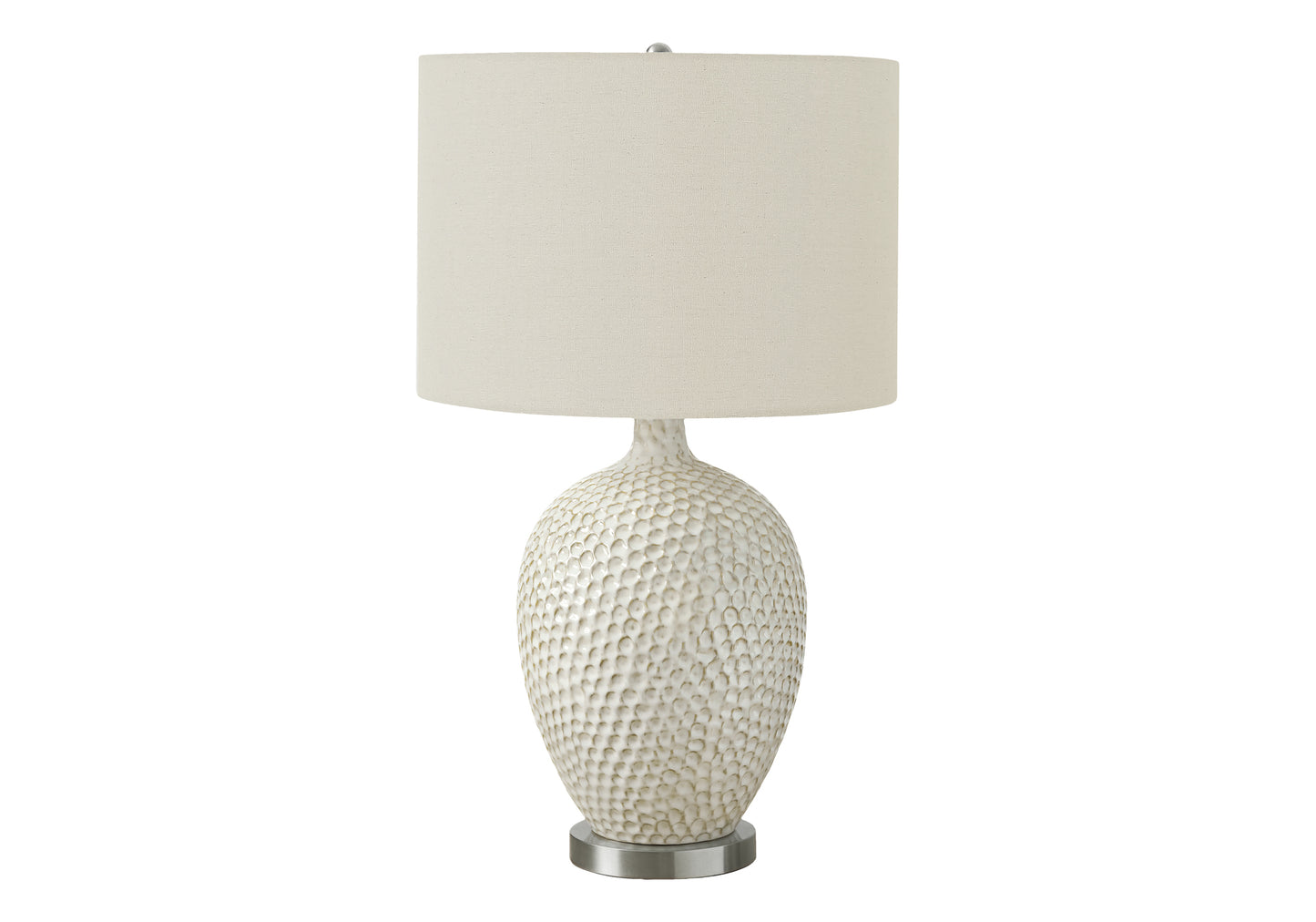 Lighting, 28"h, Table Lamp, Cream Ceramic, Ivory / Cream Shade, Contemporary