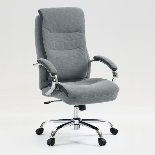 High back, skin friendly cotton fabric material office chair:9131HJ-Fabric-KD