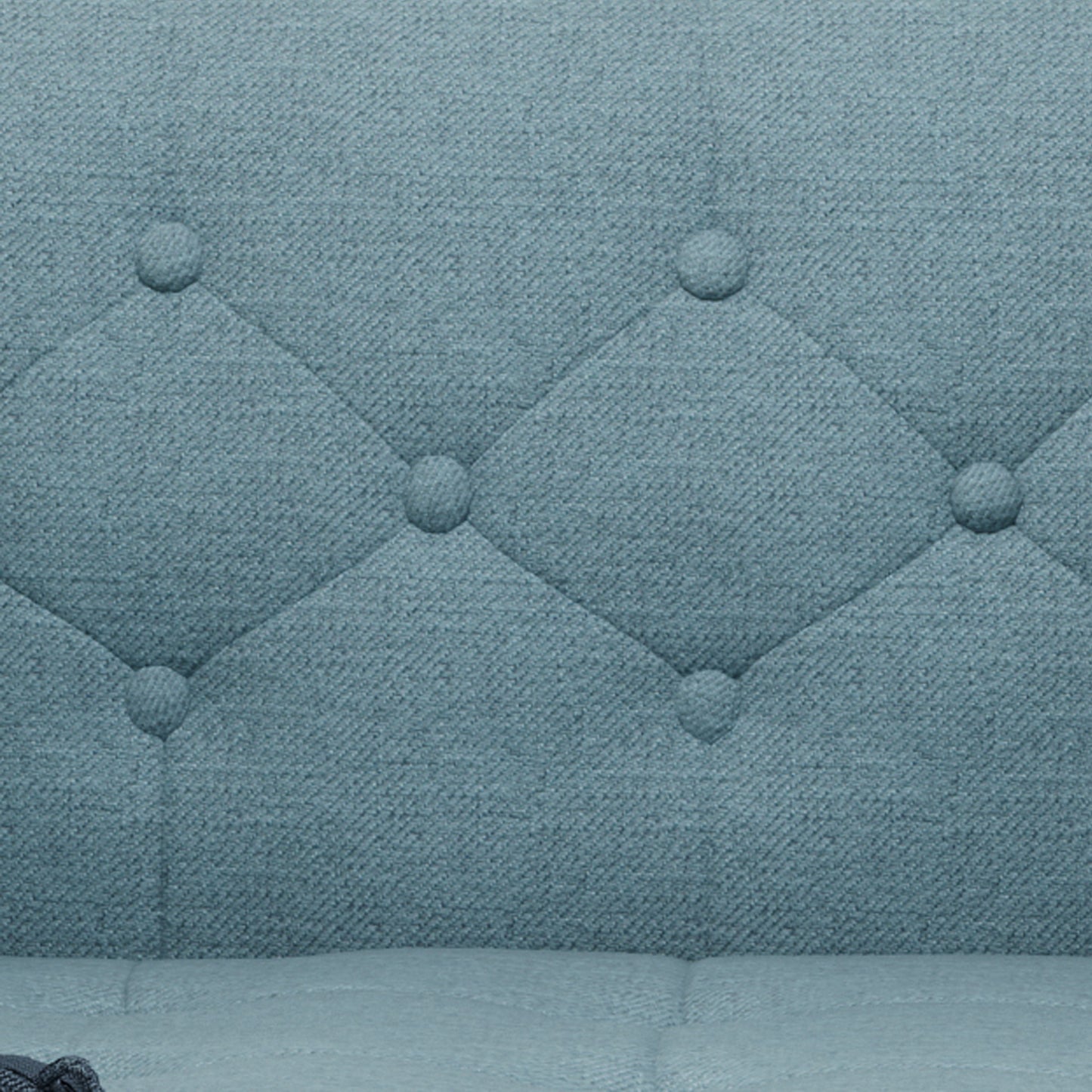 Aidan Mid Century Modern Tufted Fabric Sofa