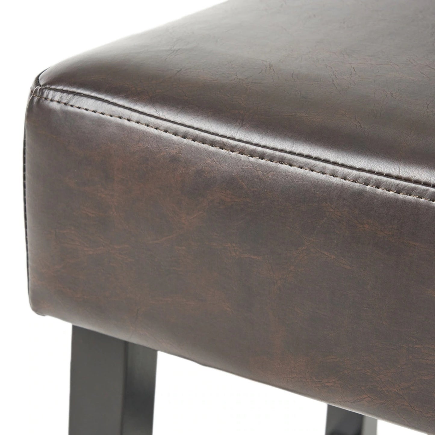 [OLD SKU: 74504.00] Set of 2, 30" Backless Leather Counter Height Barstool