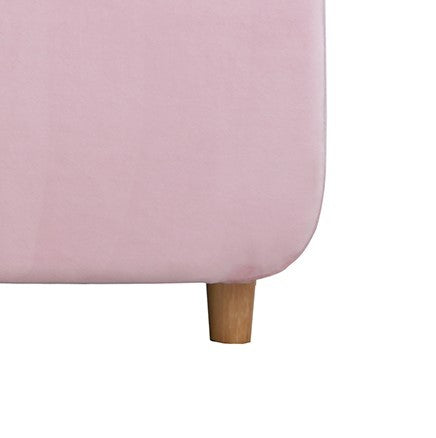 Bodhi Upholstered Toddler Bed in Pink