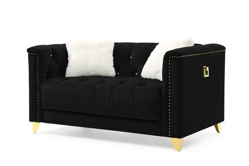 Love Seat in Black