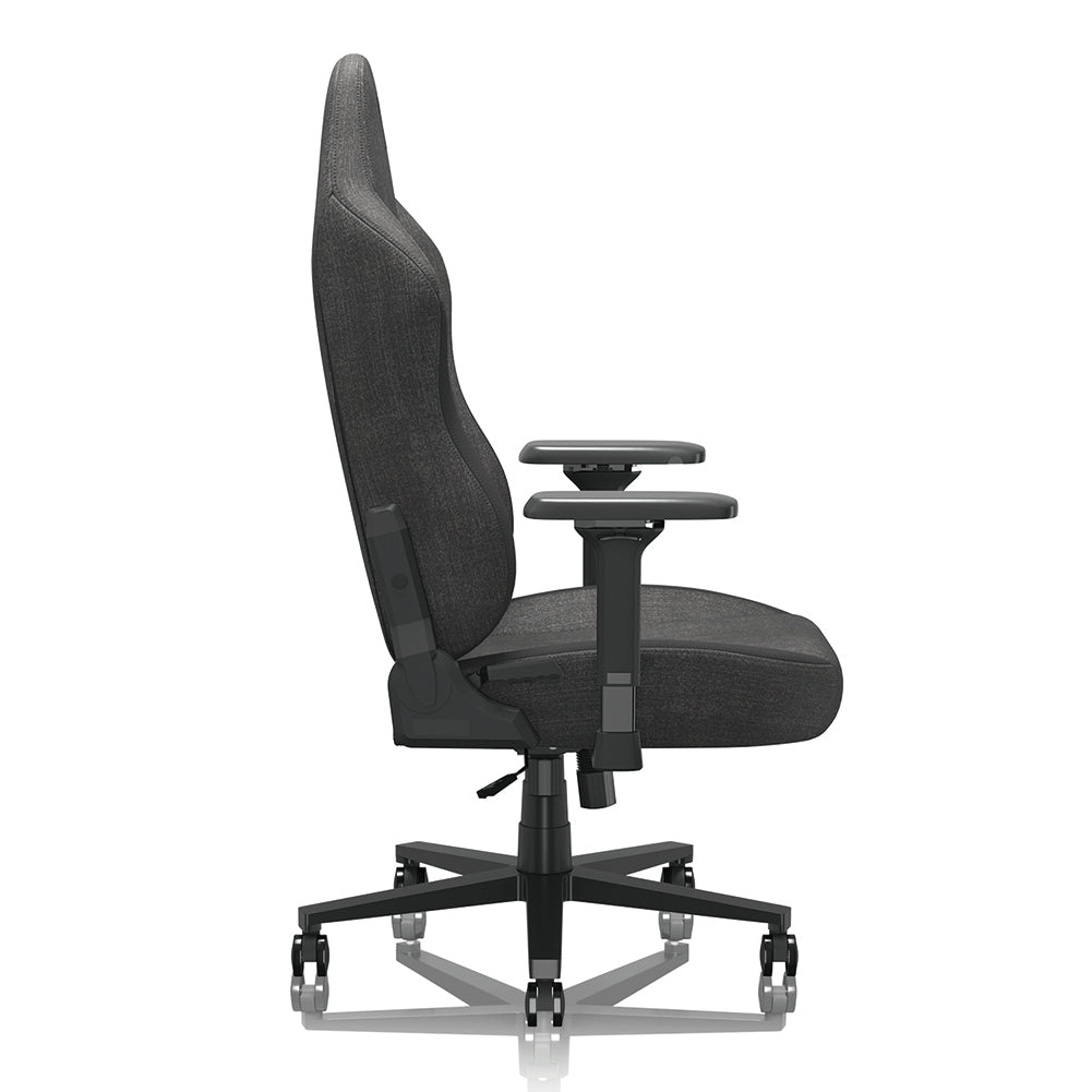 BestOffice PC Gaming Chair Ergonomic Office Chair Desk Chair with Lumbar Support Flip Up Arms Headrest PU Leather Executive High Back Computer Chair for Adults Women Men (Fabric Black)