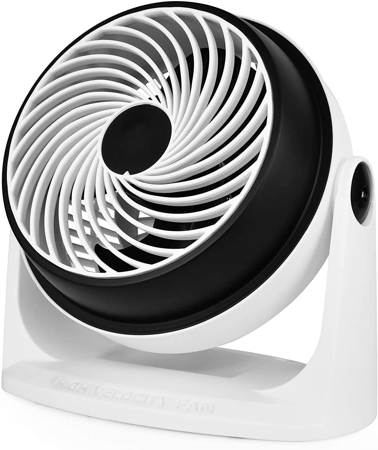 HealSmart 8" Table Fan Tabletop Air-Circulator Fan 3Speed Control 110° Rotation