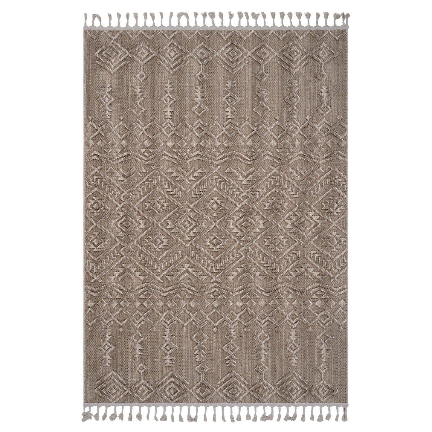 5X7 Natural /Traditional Indoor/Outdoor Area Rug