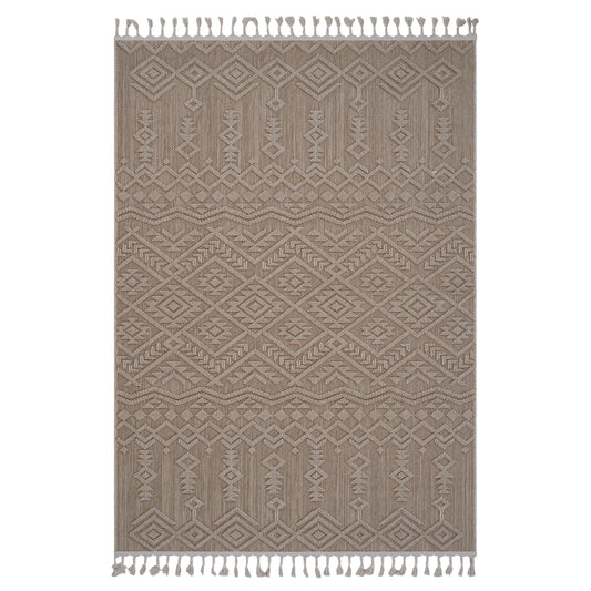 5X7 Natural /Traditional Indoor/Outdoor Area Rug